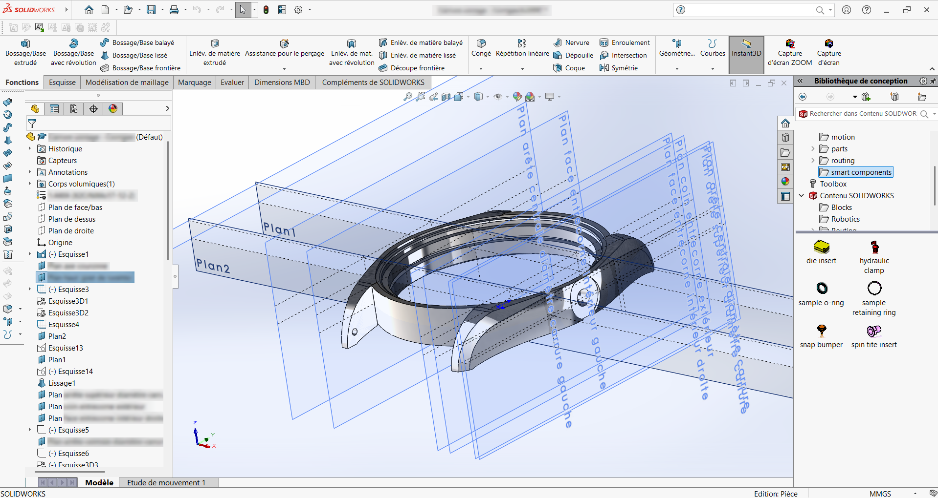 Vue Solidworks ONTIME
